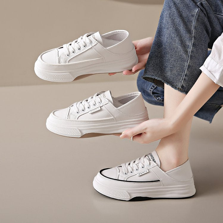 Damen Slip-On Sneakers mit komfortabler Plattform und atmungsaktiver Konstruktion EB