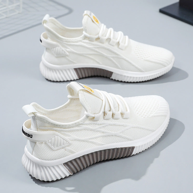 Damen Sportliche Lifestyle-Sneaker mit atmungsaktivem Obermaterial und rutschfester Sohle EB