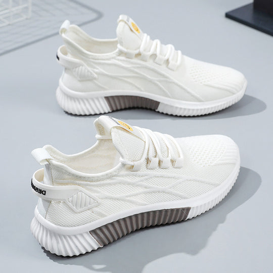 Damen Sportliche Lifestyle-Sneaker mit atmungsaktivem Obermaterial und rutschfester Sohle EB