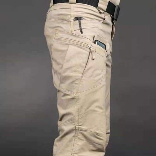 Herren Cargo-Hose mit verstellbarem Bund und tiefen Seitentaschen EB
