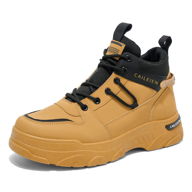Damen modische High-Top Sneakers mit rutschfester Sohle und gestochen scharfem Design EB