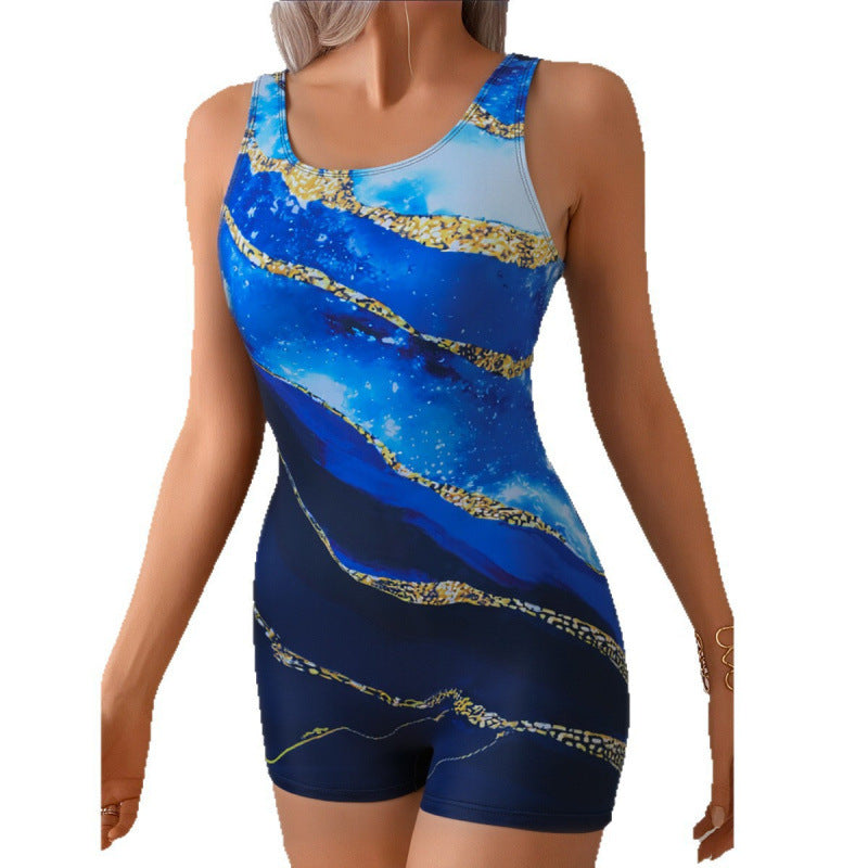 Damen Sportlicher Badeanzug mit atmungsaktivem Material EB