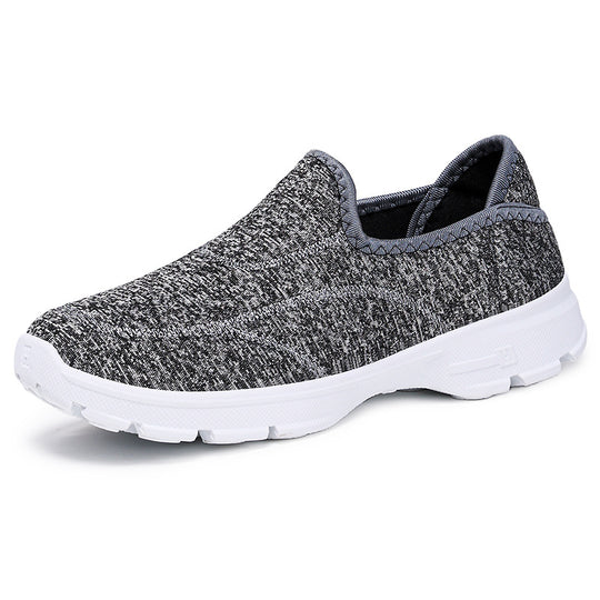 Damen Bequeme und atmungsaktive Slip-On Freizeitschuhe mit elastischem Obermaterial EB