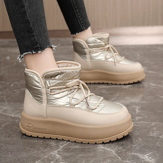 Damen warme Winterboots mit wasserdichtem Obermaterial und isolierendem Innenfutter EB