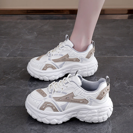 Damen Sportliche Chunky Sneakers mit atmungsaktivem Obermaterial und modernem Design EB