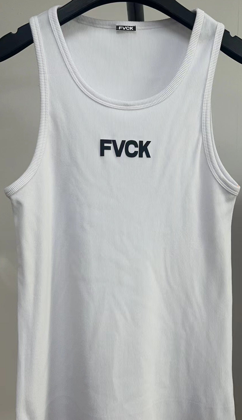Damen Sportliches Tanktop aus leichtem Rippenmaterial EB