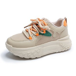 Damen Sportliche Sneakers mit atmungsaktiver Netzstruktur und flexibler Sohle EB