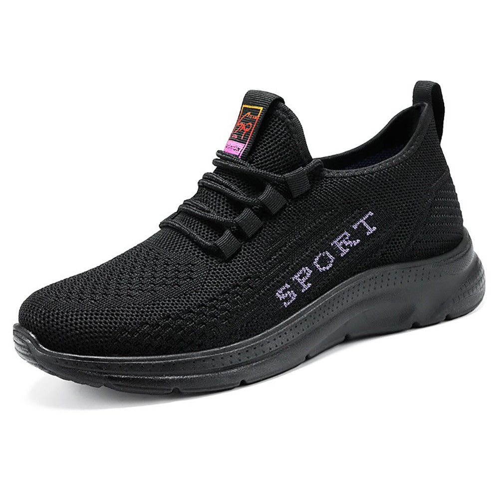Damen Sportliche Sneaker mit elastischem Obermaterial und dämpfender Sohle EB