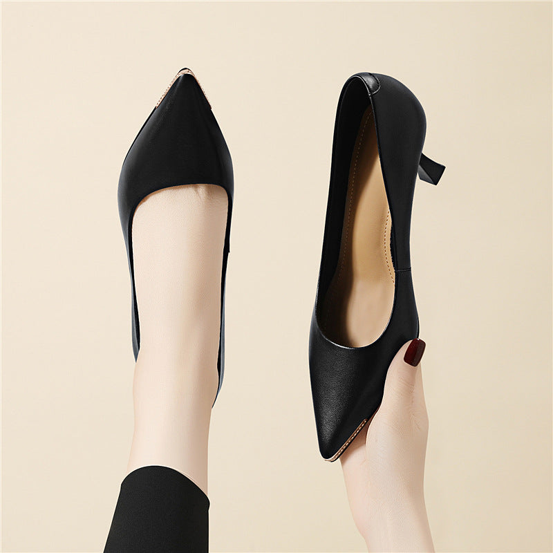 Damen elegante High-Heels mit raffinierter Absatzgestaltung EB