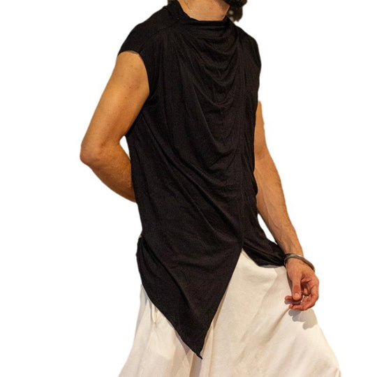 Herren asymmetrisches Kurzarm-T unique Longshirt EB