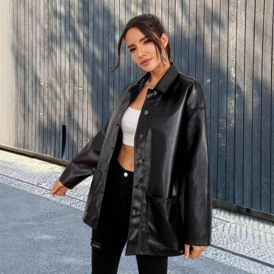 Damen Modische Oversized jacke EB