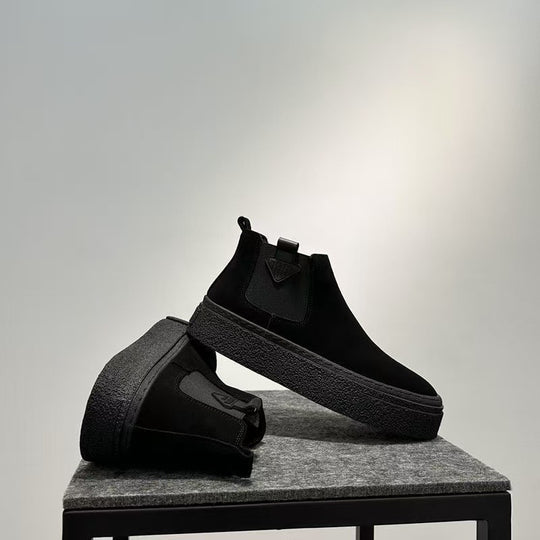 Damen Chunky Chelsea Boots mit flexiblem Sohlenprofil EB