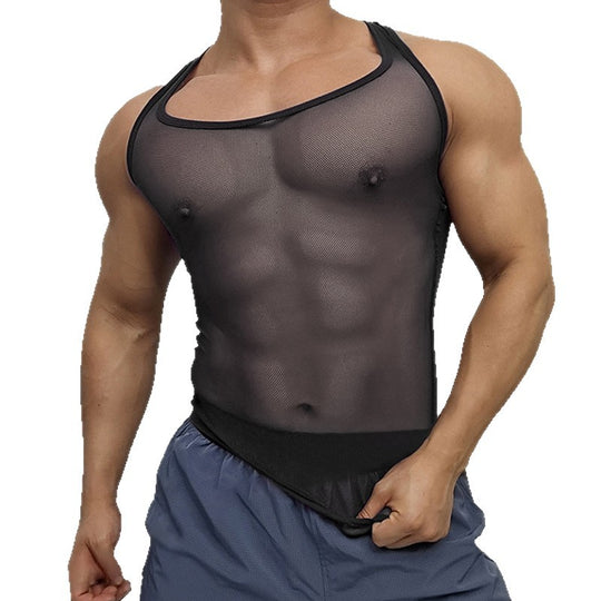 Herren Atmungsaktives Sport-Tanktop mit Racerback-Design EB