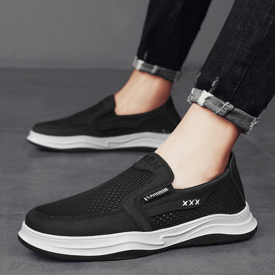 Damen Atmungsaktive Slip-On Sneakers im modernen Design mit rutschfester Sohle EB