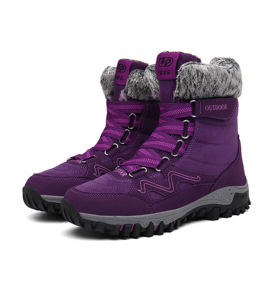 Damen Wasserdichte Winterstiefel mit Fleece-Innenfutter EB