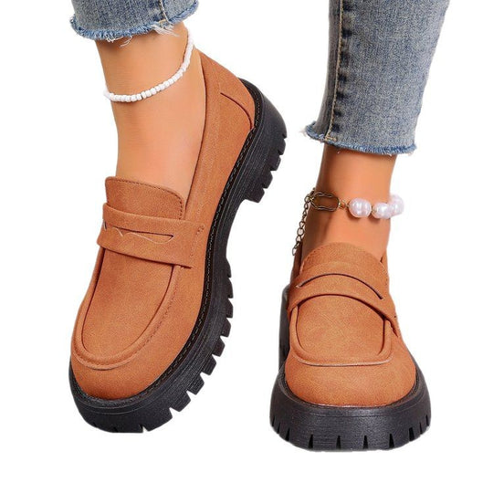 Damen Loafer mit modischem Bund und rutschfester Sohle EB