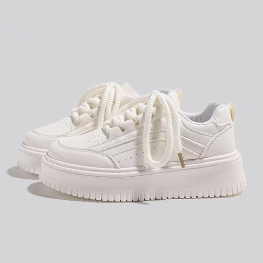 Damen Plattform Sneakers mit atmungsaktivem Obermaterial und modischem Design Heidi Mode