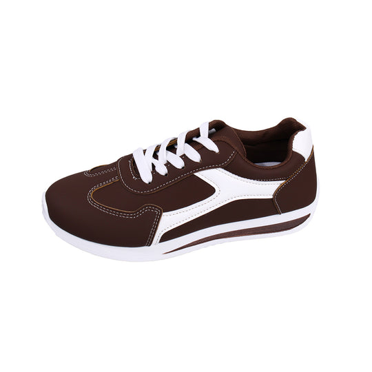 Damen Sportliche Sneakers mit modischem Kontrastdesign EB