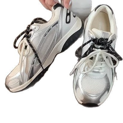Damen Sportliche Laufschuhe mit atmungsaktiver Mesh-Oberfläche und rutschfester Sohle EB