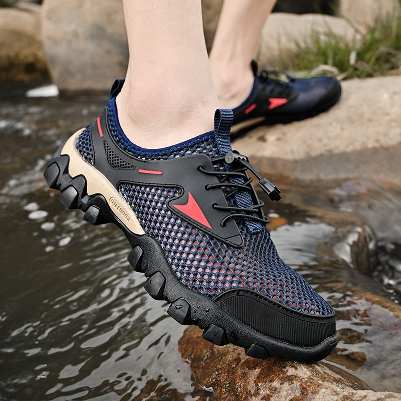 Damen Atmungsaktive Outdoor-Sneaker mit schnelltrocknendem Mesh-Material EB