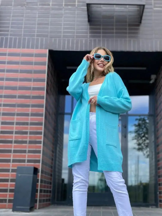 Damen Langstrickjacke EB