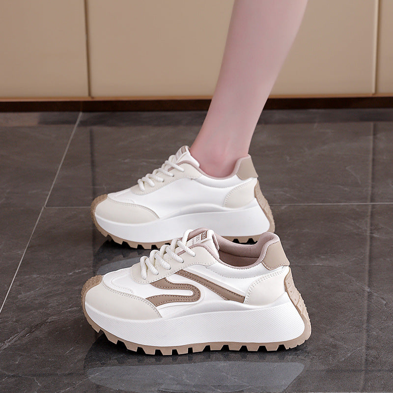 Damen Chunky Sneakers mit verstärkter Dämpfung und rutschfester Sohle EB