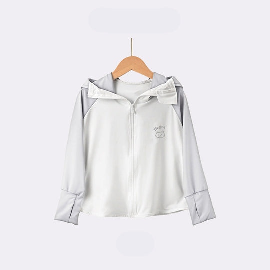Kinder UV-Schutzjacke mit Kapuze und atmungsaktiven Eigenschaften EB
