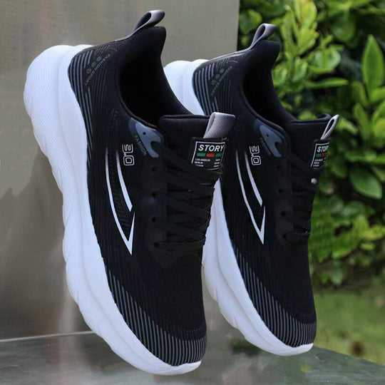 Damen Lauf-Sneaker mit atmungsaktiver Oberflächenstruktur und dämpfender Sohle EB