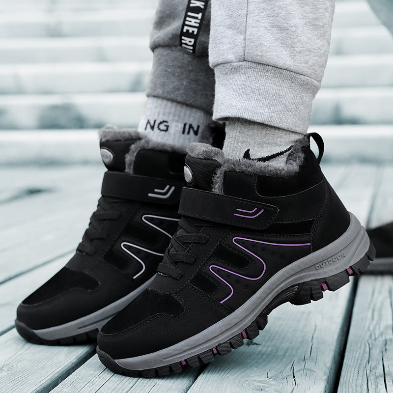 Damen Isolierte Winterwanderschuhe mit rutschfester Sohle und warmem Innenfutter EB