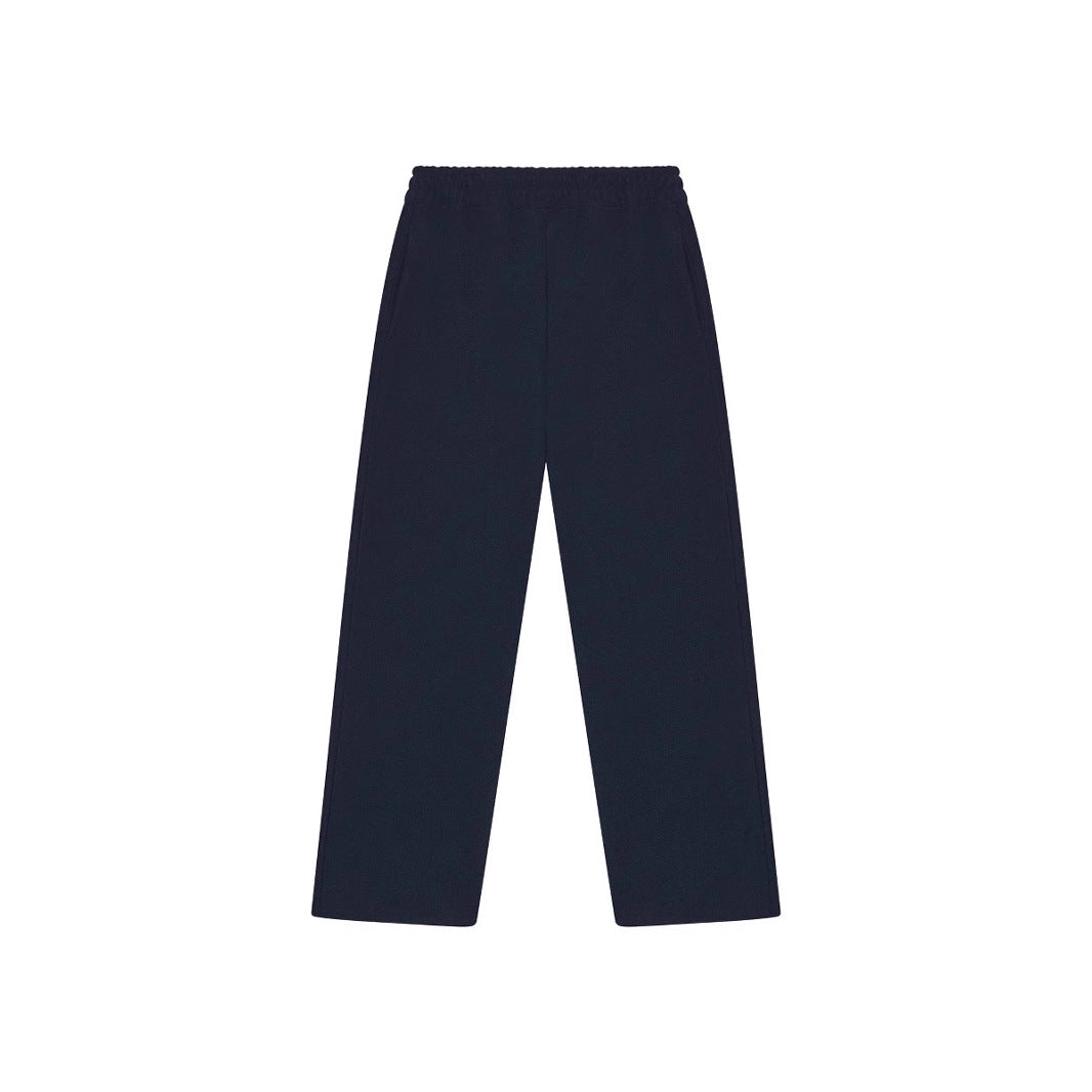 Unisex nan gerade geschnittene Jogginghose mit hohem Elastikbund und seitlichen Eingrifftaschen EB
