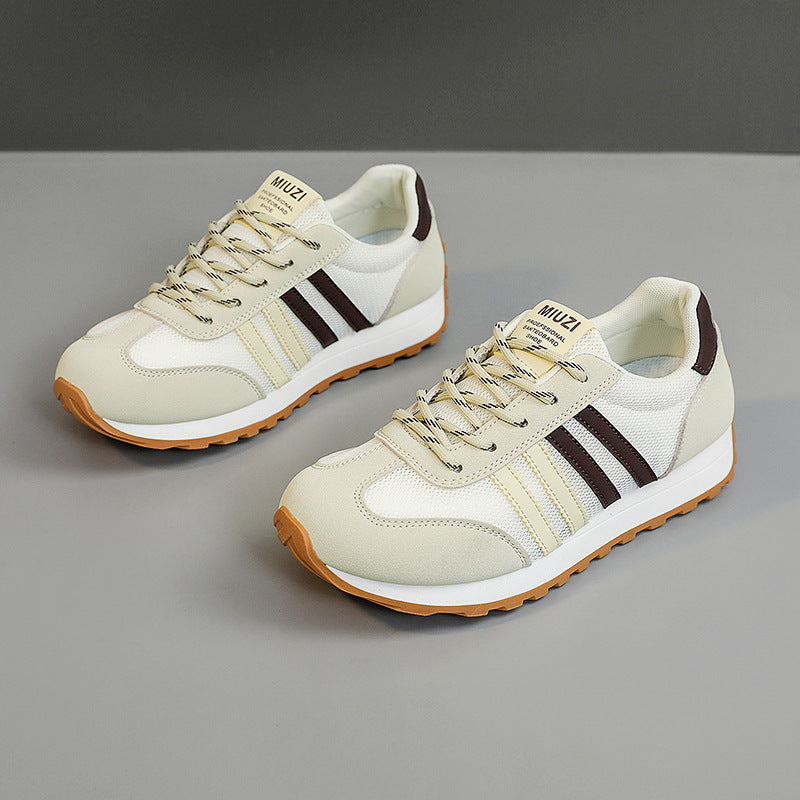 Damen sportliche Sneakers mit atmungsaktivem Obermaterial und dämpfender Sohle EB