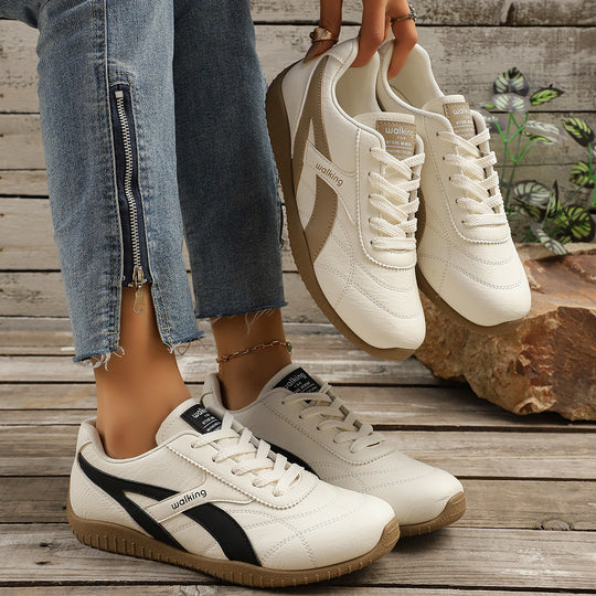 Damen Sportlicher Komfort-Sneaker mit retro-inspirierter Laufsohle EB