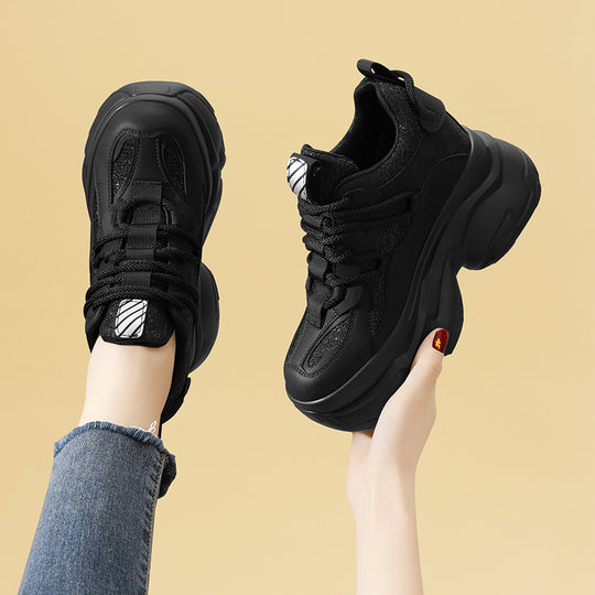 Damen Chunky Sneakers mit innovativem Dämpfungssystem und rutschfester Sohle EB