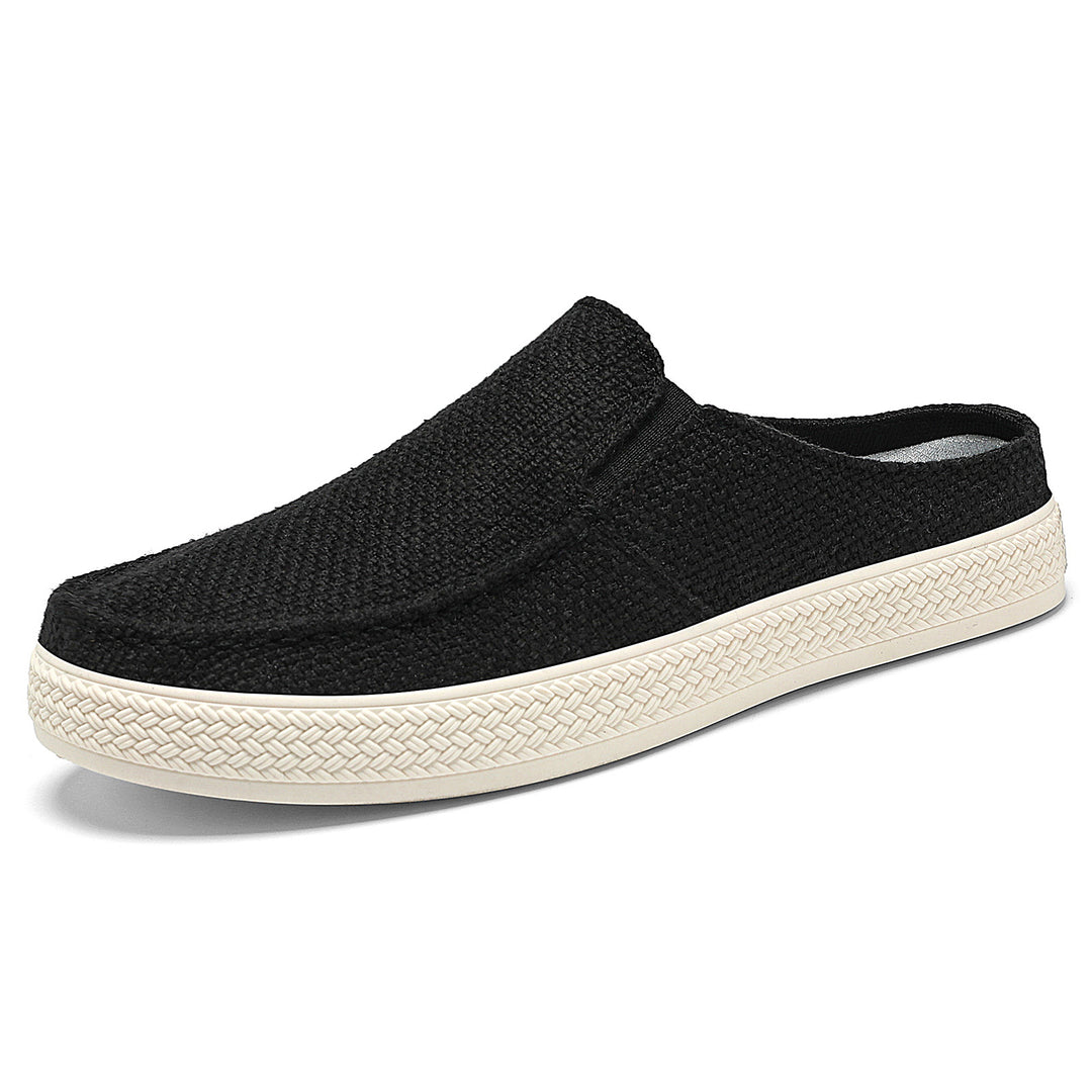 Damen Bequeme Slip-On Hausschuhe mit elastischem Einstiegsdesign EB