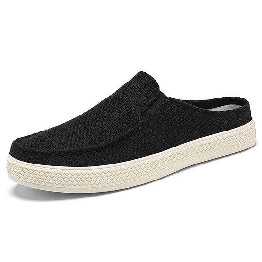 Damen Bequeme Slip-On Hausschuhe mit elastischem Einstiegsdesign EB