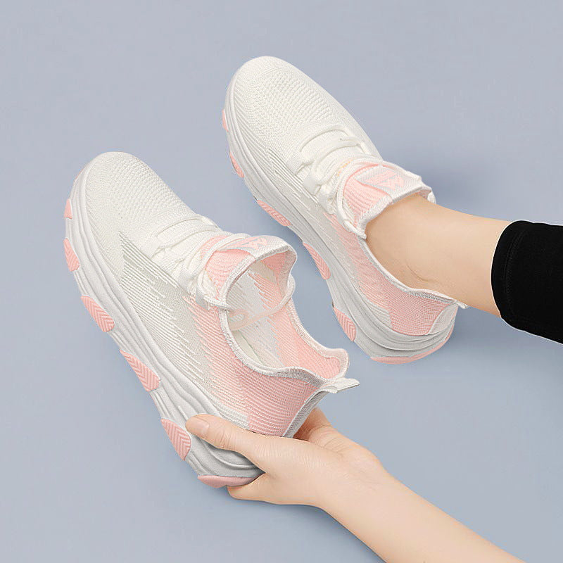 Damen sportliche Sneaker mit atmungsaktivem Obermaterial von EB