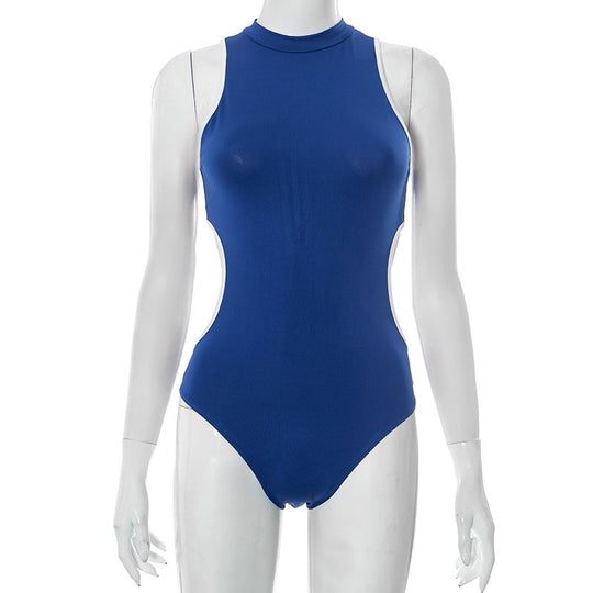 Damen Swimsuit mit hochgeschlossenem Design und elegantem Cut-out EB