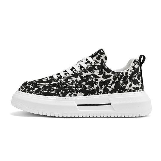 Damen Komfortable Sneakers mit trendigem Blumendruck EB