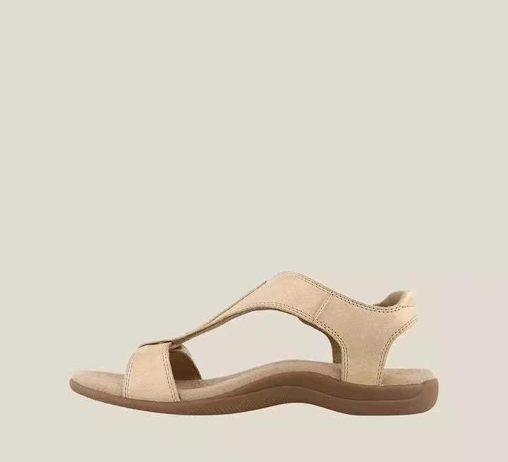 Damen Komfortable Sandalen mit verstellbaren Riemen EB