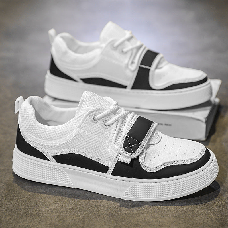 Damen modische Sneakers mit atmungsaktiver Mesh-Oberfläche und komfortabler Klettverschluss EB