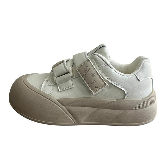 Damen Plateau-Sneaker mit praktischen Klettverschlüssen und komfortabler Dämpfung EB