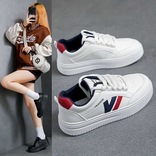 Damen Sportliche Sneaker mit dämpfender Sohle und klassischem Design EB