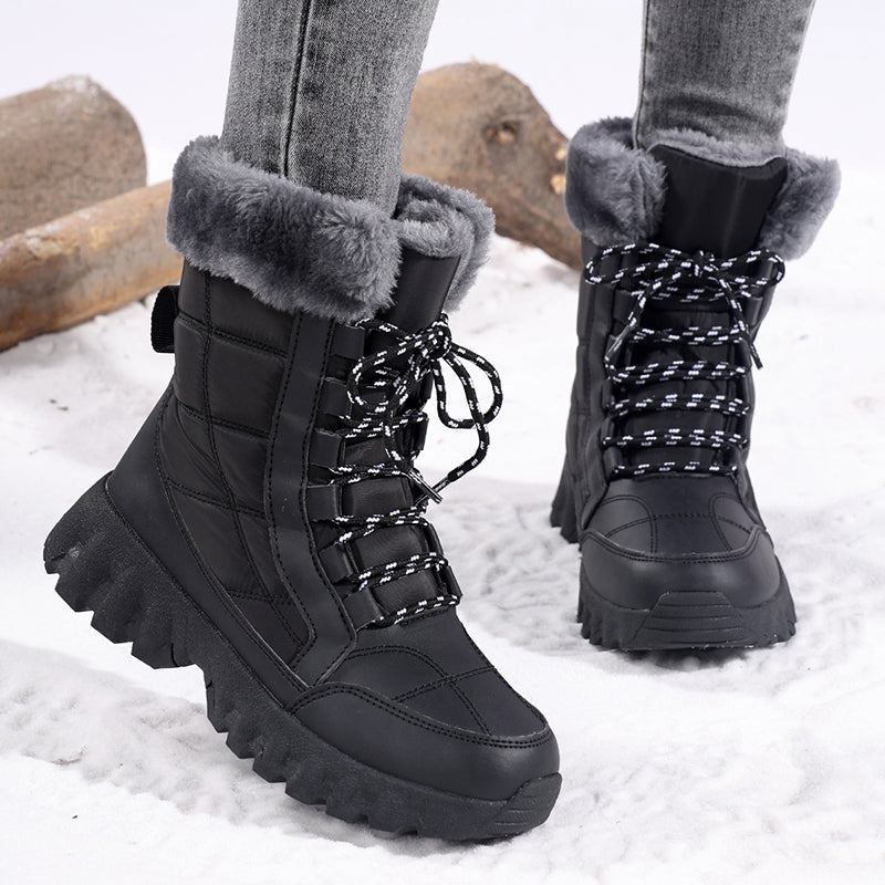 Damen Thermo-Winterstiefel mit isolierendem Futter und rutschfester Sohle EB