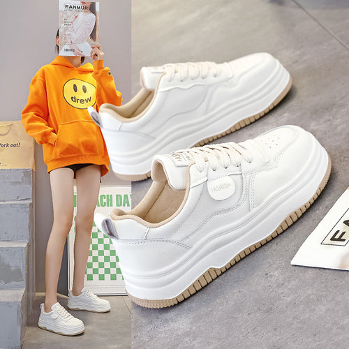 Damen Sneakers mit modischem Muster und dämpfender Sohle EB