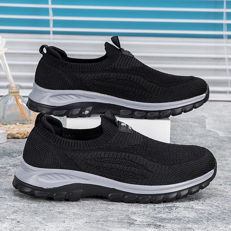 Damen Komfortable Slip-On Freizeitschuhe EB