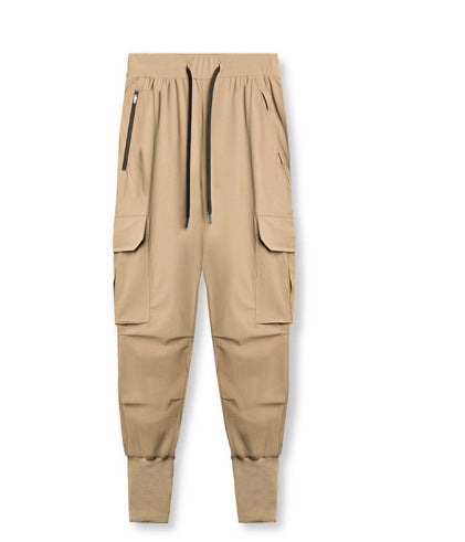 Damen Cargo-Hose mit praktischen Reißverschlusstaschen und elastischem Bund EB