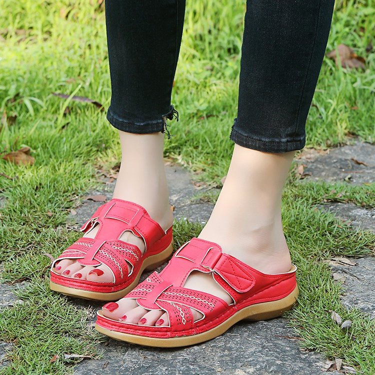 Damen Komfortable Clogs mit luftiger Perforation und ergonomischem Fußbett EB