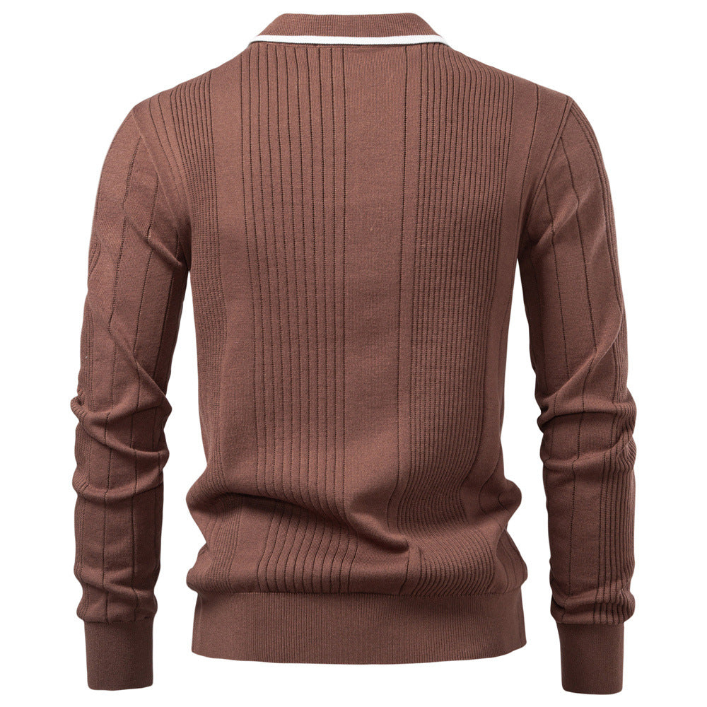Herren Langarm Polohemd EB