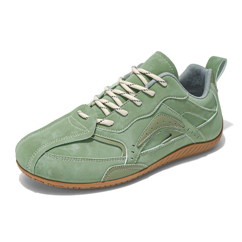 Unisex leichte Wildlederoptik Sneaker mit gepolstertem Komfortfußbett und griffiger Gumsohle EB