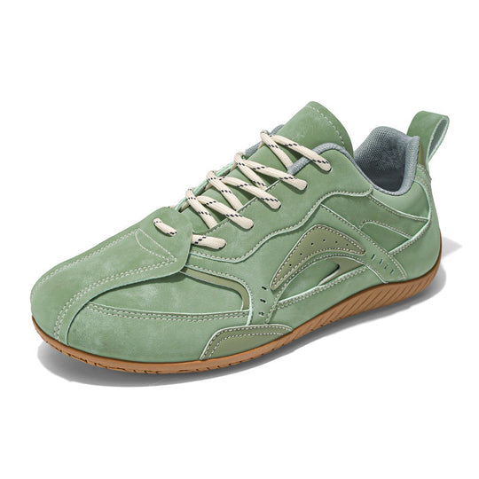 Unisex leichte Wildlederoptik Sneaker mit gepolstertem Komfortfußbett und griffiger Gumsohle EB